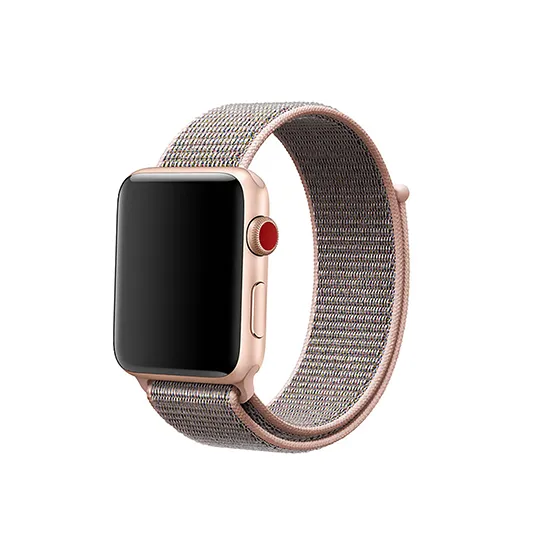 Woven Nylon Strap For Apple Watch-Dragon Fruit (42/44/45/49mm)