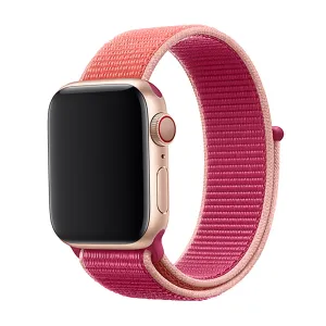 Woven Nylon Strap For Apple Watch-Pomegranate (42/44/45/49mm)