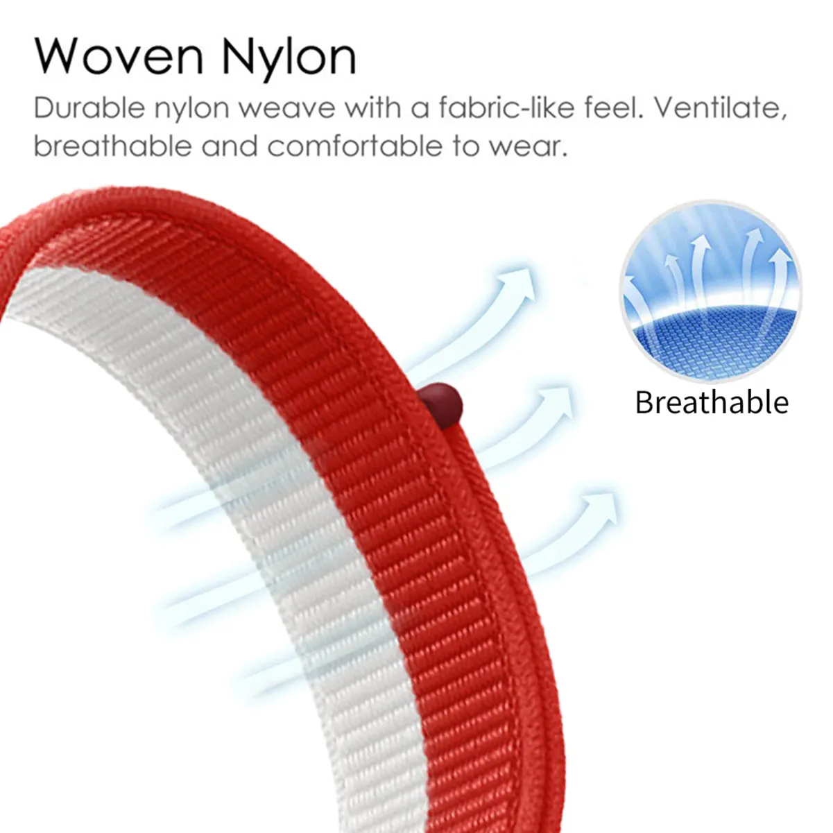 Woven Nylon Straps For Apple Watch-42/44/45/49mm-Canada