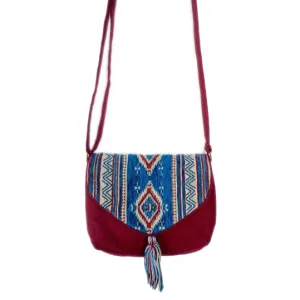 Zianna Fabric Stitched Shoulder Bag Condor